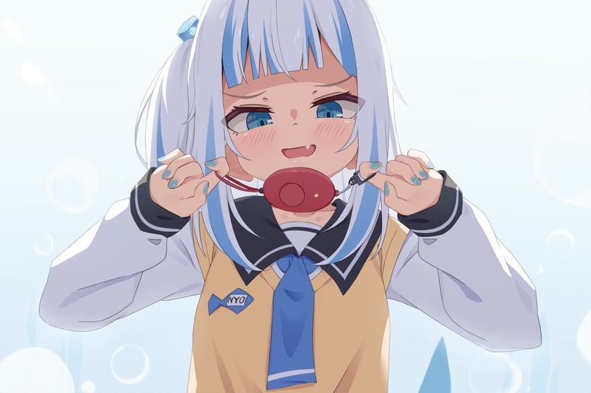 gawr gura (hololive and 2 more) drawn by tenroy