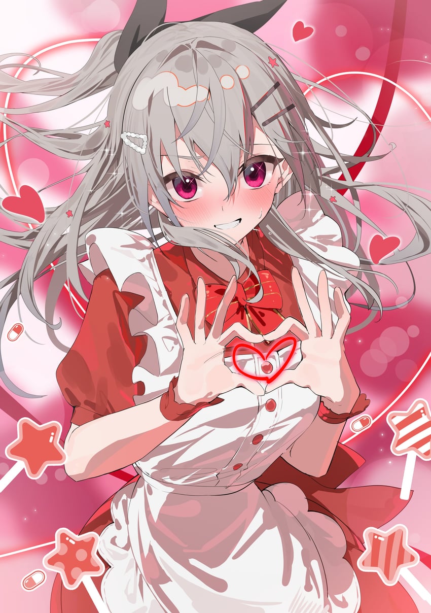 isaki riona (hololive and 1 more) drawn by panda_0035