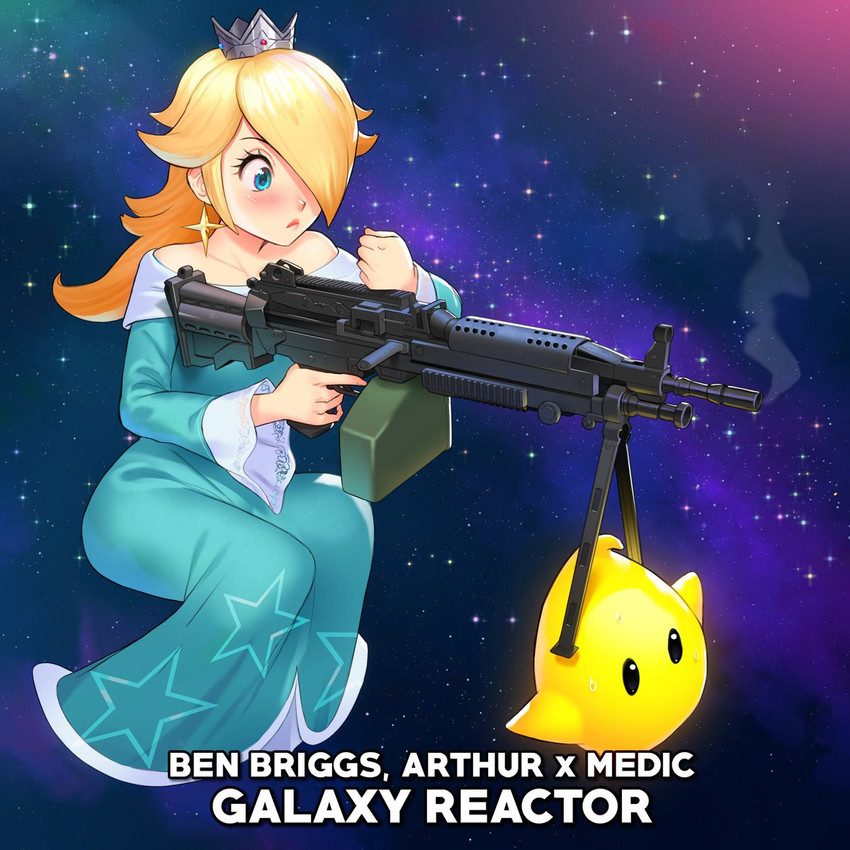 rosalina and luma (mario and 1 more) drawn by mleth
