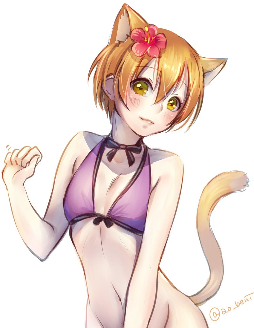 hoshizora rin (love live! and 1 more) drawn by ao+beni