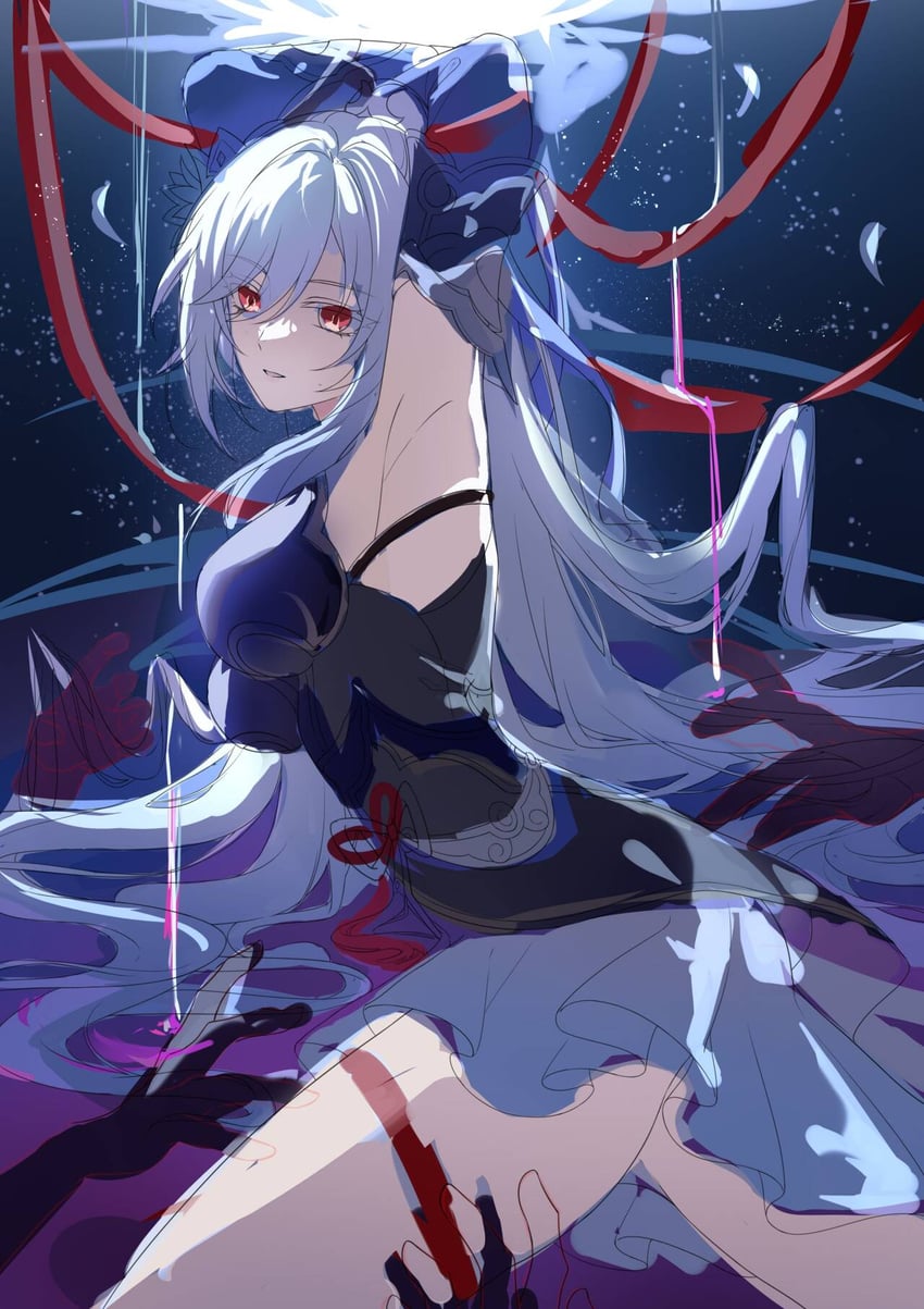 jingliu (honkai and 1 more) drawn by xuan_xuan_xuan_za