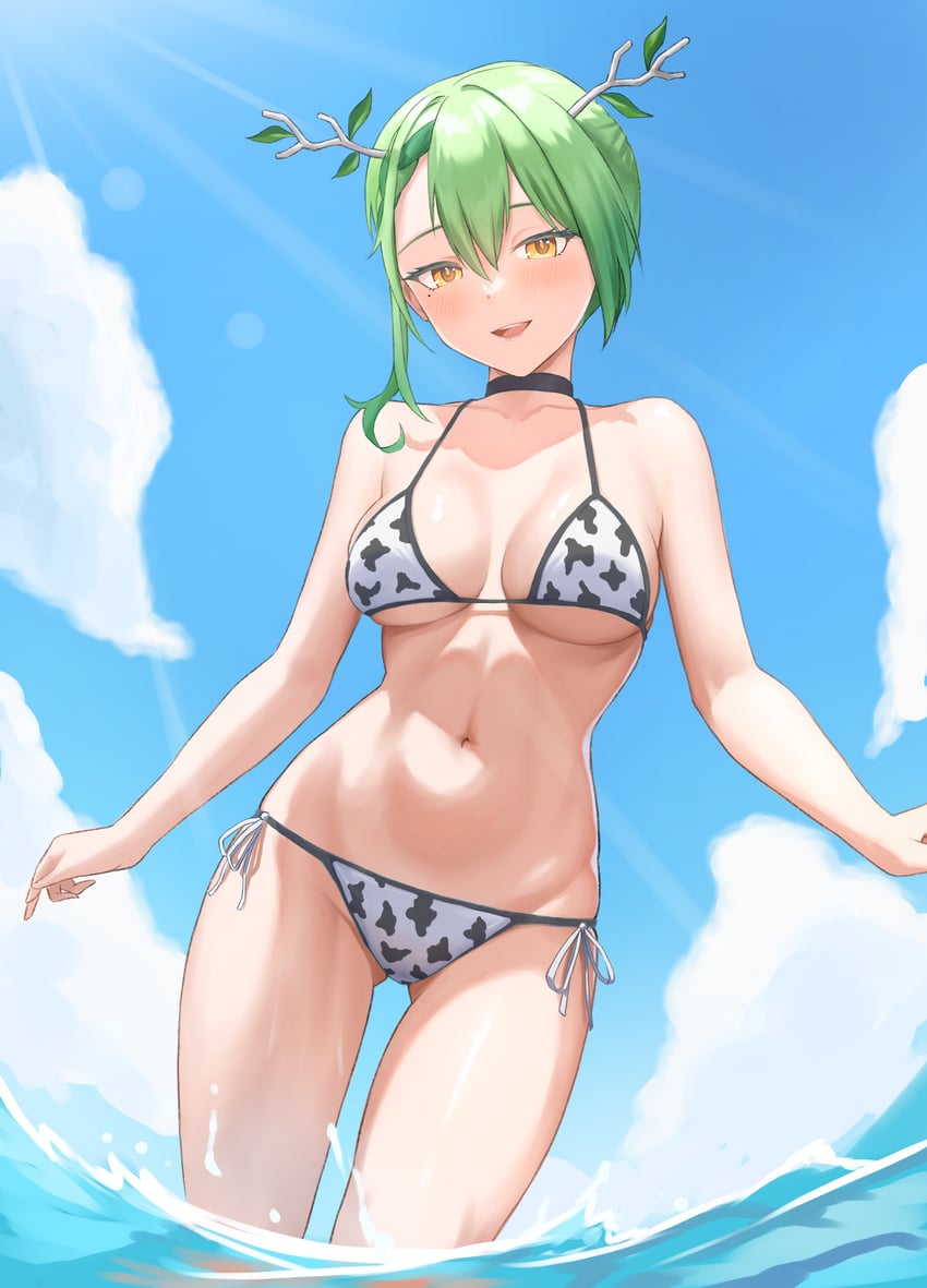 ceres fauna (hololive and 1 more) drawn by diptip