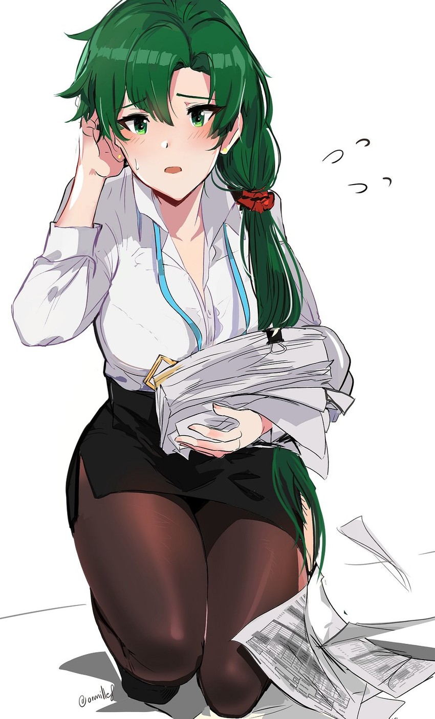 lyn (fire emblem and 1 more) drawn by ormille