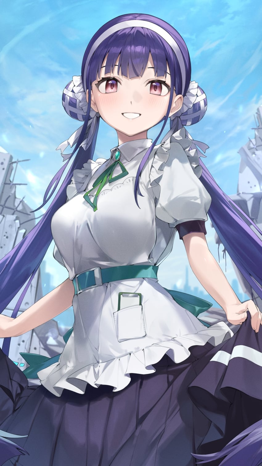 satsuki mari (heaven burns red) drawn by nezumidoshi