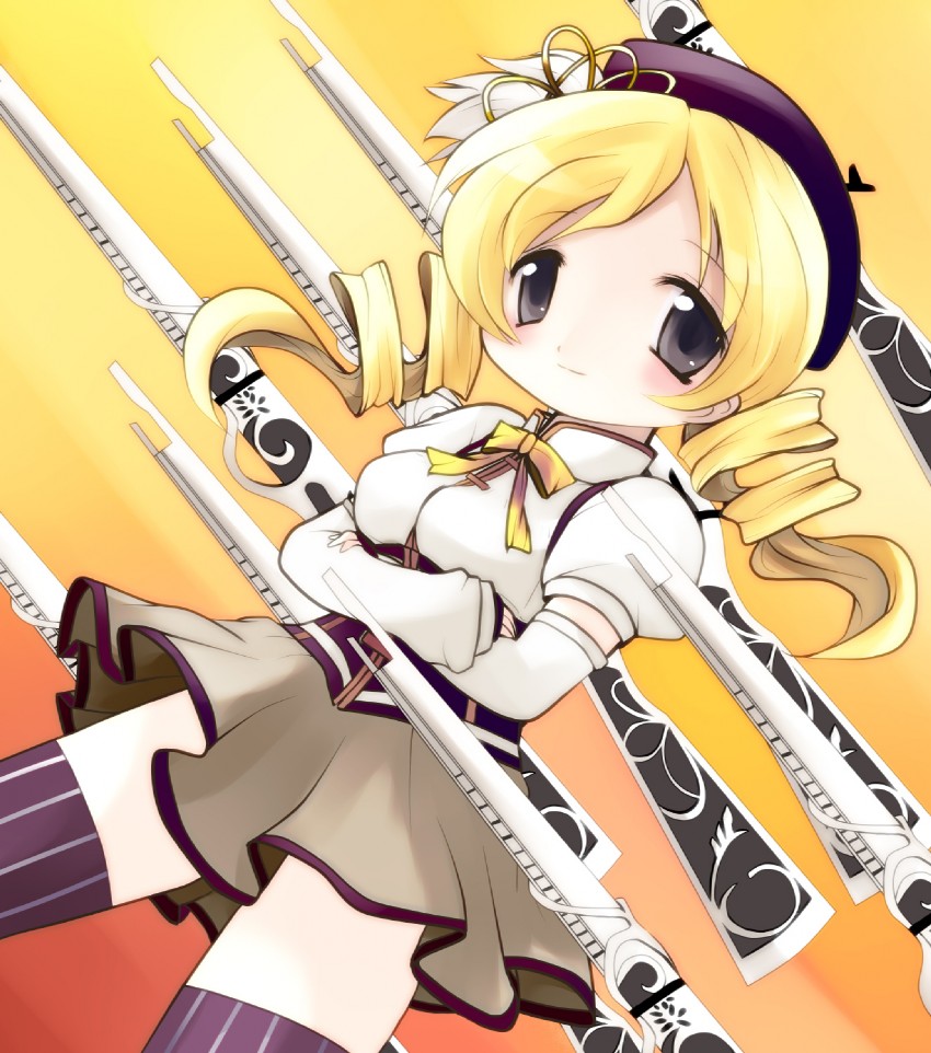 tomoe mami (mahou shoujo madoka magica) drawn by yume_shokunin