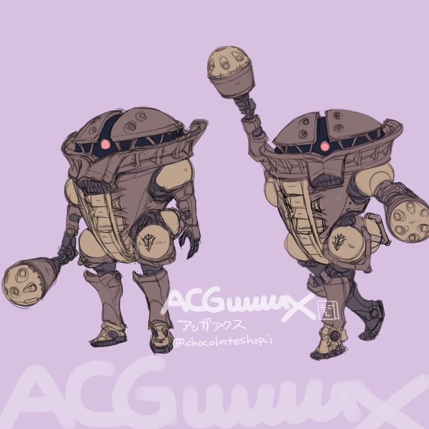 acguy (gundam and 2 more) drawn by choco_(chocolate_shop)