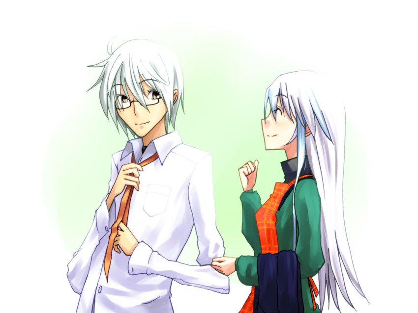 kamishirasawa keine and morichika rinnosuke (touhou) drawn by meteoride
