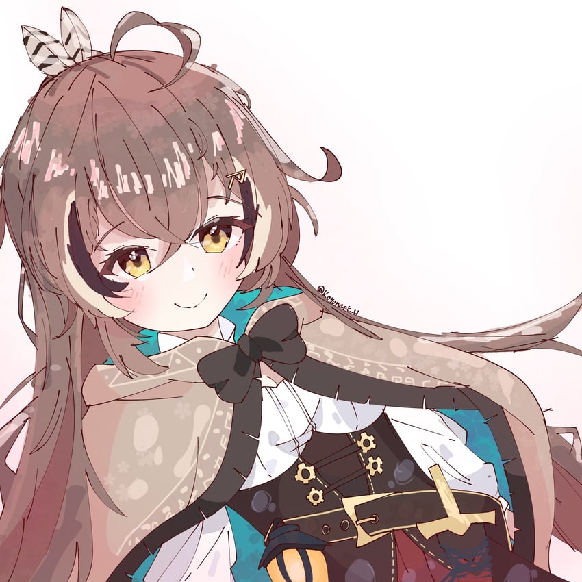 nanashi mumei (hololive and 1 more) drawn by koyoinacho