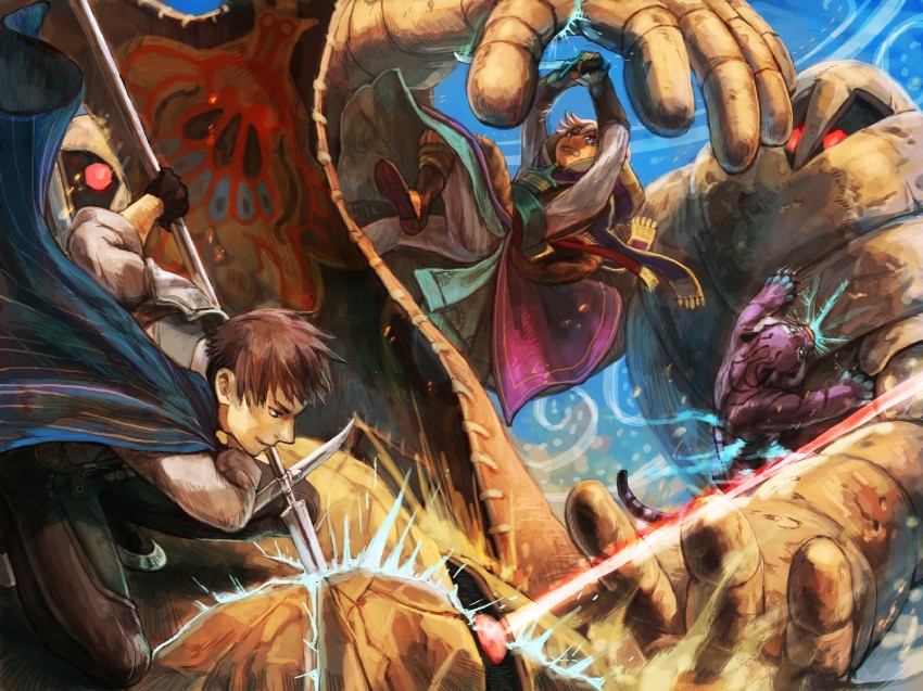pixiv fantasia and 1 more drawn by oca