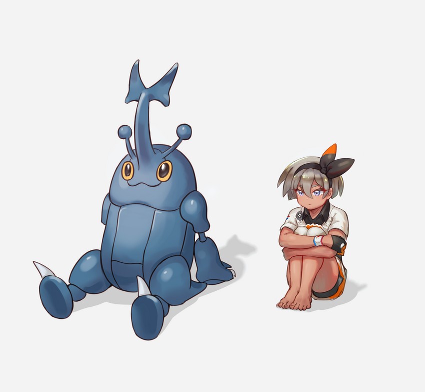 bea and heracross (pokemon and 1 more) drawn by uji_matcha