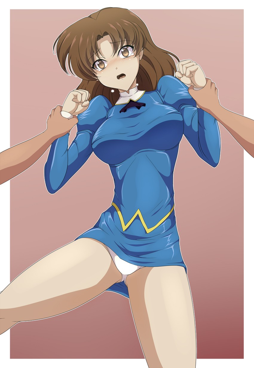blue delmo (aika and 1 more) drawn by clam_curry