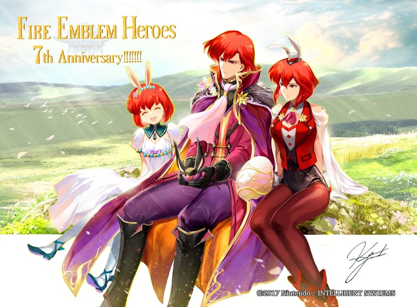 minerva, maria, and michalis (fire emblem and 2 more) drawn by yamada_koutarou