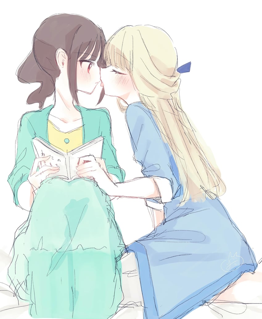 nekoyashiki yuki and nekoyashiki mayu (precure and 1 more) drawn by rita_(myyk_rrnyam)