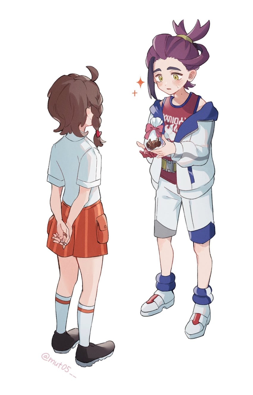 kieran and juliana (pokemon and 1 more) drawn by mut05