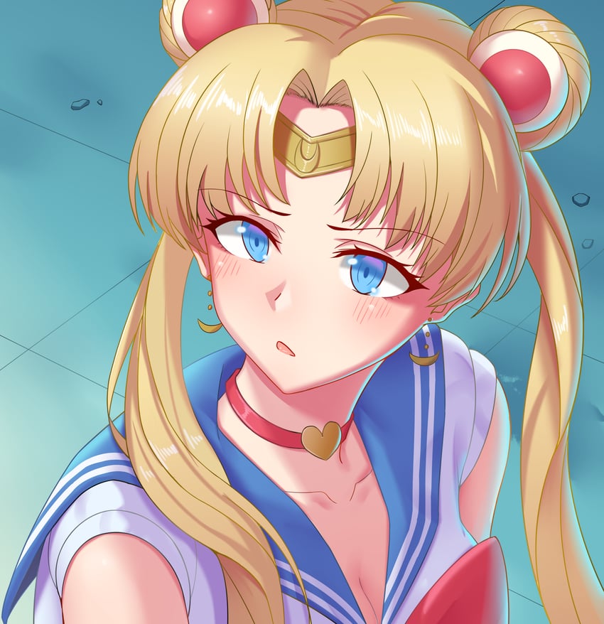 tsukino usagi and sailor moon (bishoujo senshi sailor moon) drawn by wo_cao_xiao