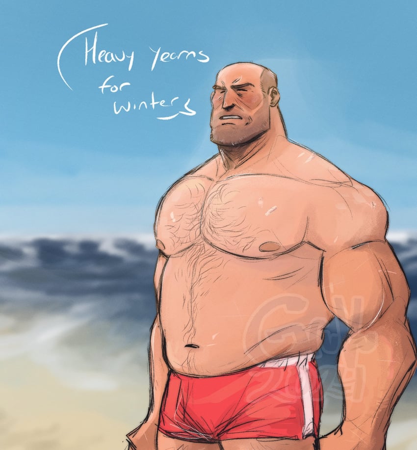 heavy and red heavy (team fortress 2) drawn by evergreen_(evergre38803517)