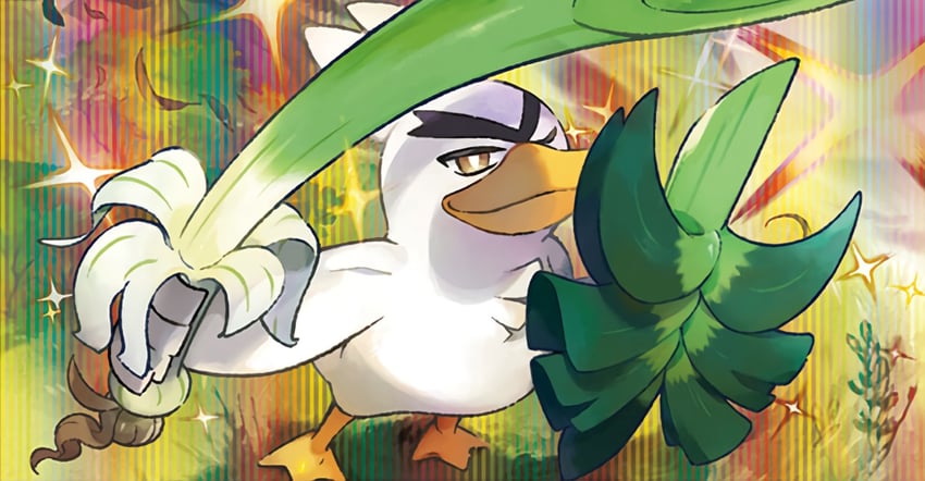 sirfetch'd (pokemon and 1 more) drawn by iribi_you