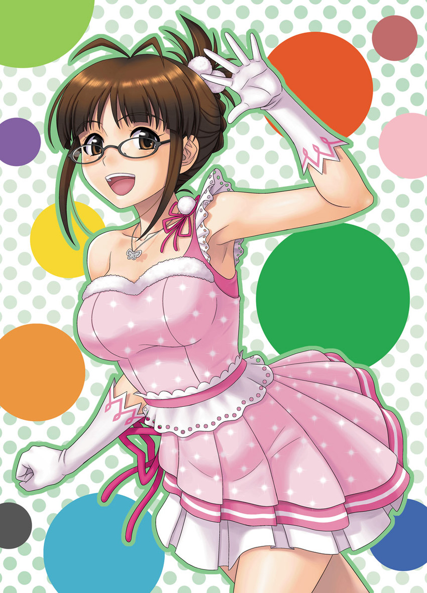 akizuki ritsuko (idolmaster and 1 more) drawn by hida_tatsuo
