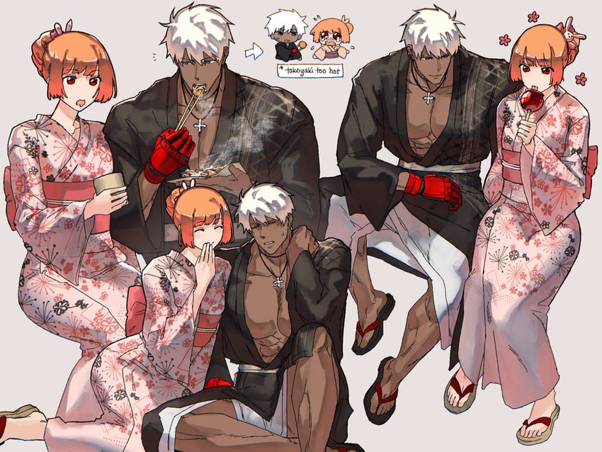 kula diamond and k' (the king of fighters) drawn by syachiiro