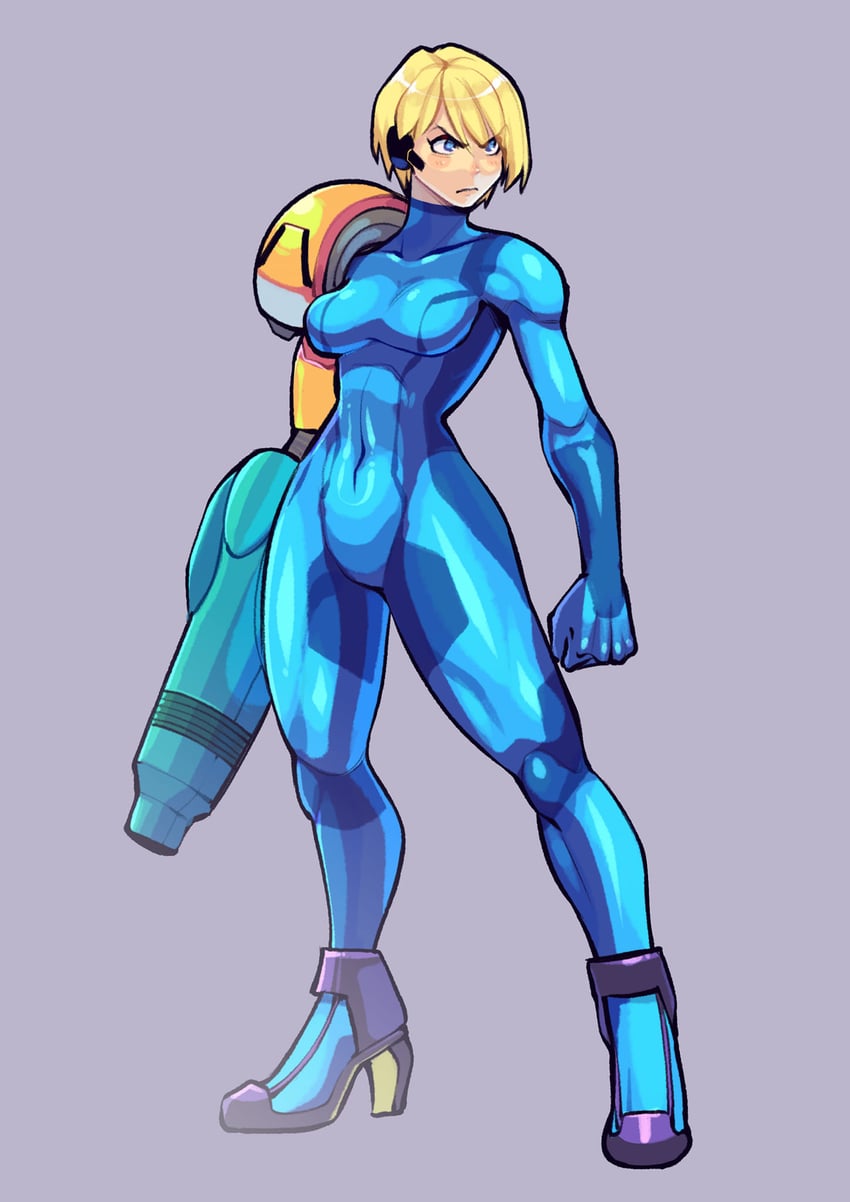 samus aran (super smash bros. and 2 more) drawn by butter_sugoi