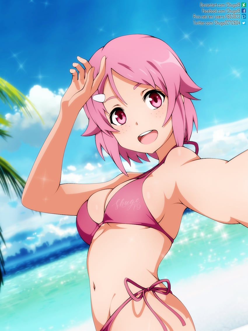 lisbeth (sword art online) drawn by shugo19