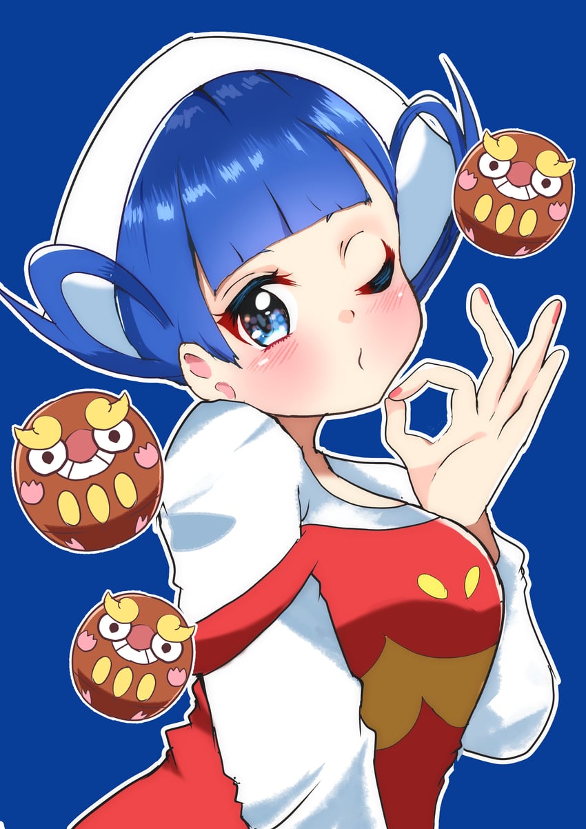 darumaka and malin (pokemon and 2 more) drawn by carrot_summer