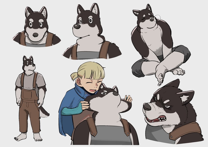 mickbell tomas and kuro (dungeon meshi) drawn by matoresu