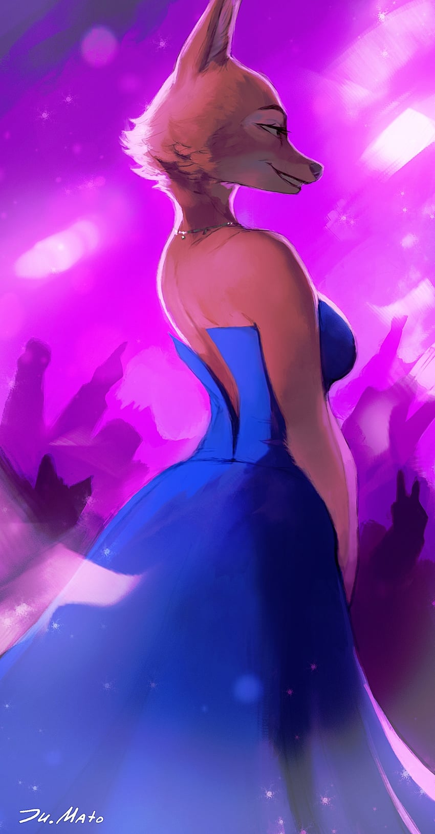 diane foxington (the bad guys) drawn by julia_the_dragon_cat