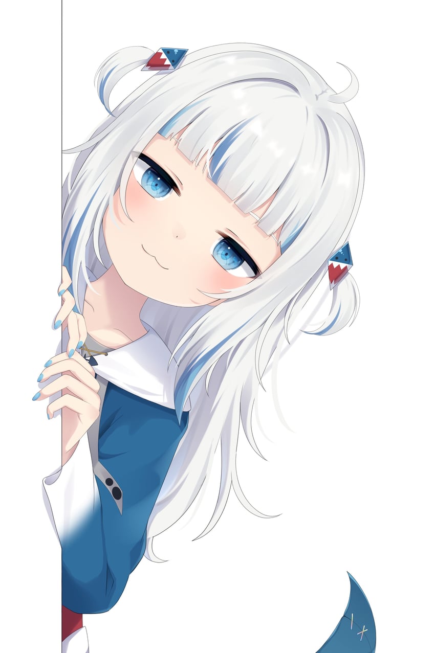 gawr gura (hololive and 1 more) drawn by snmdx