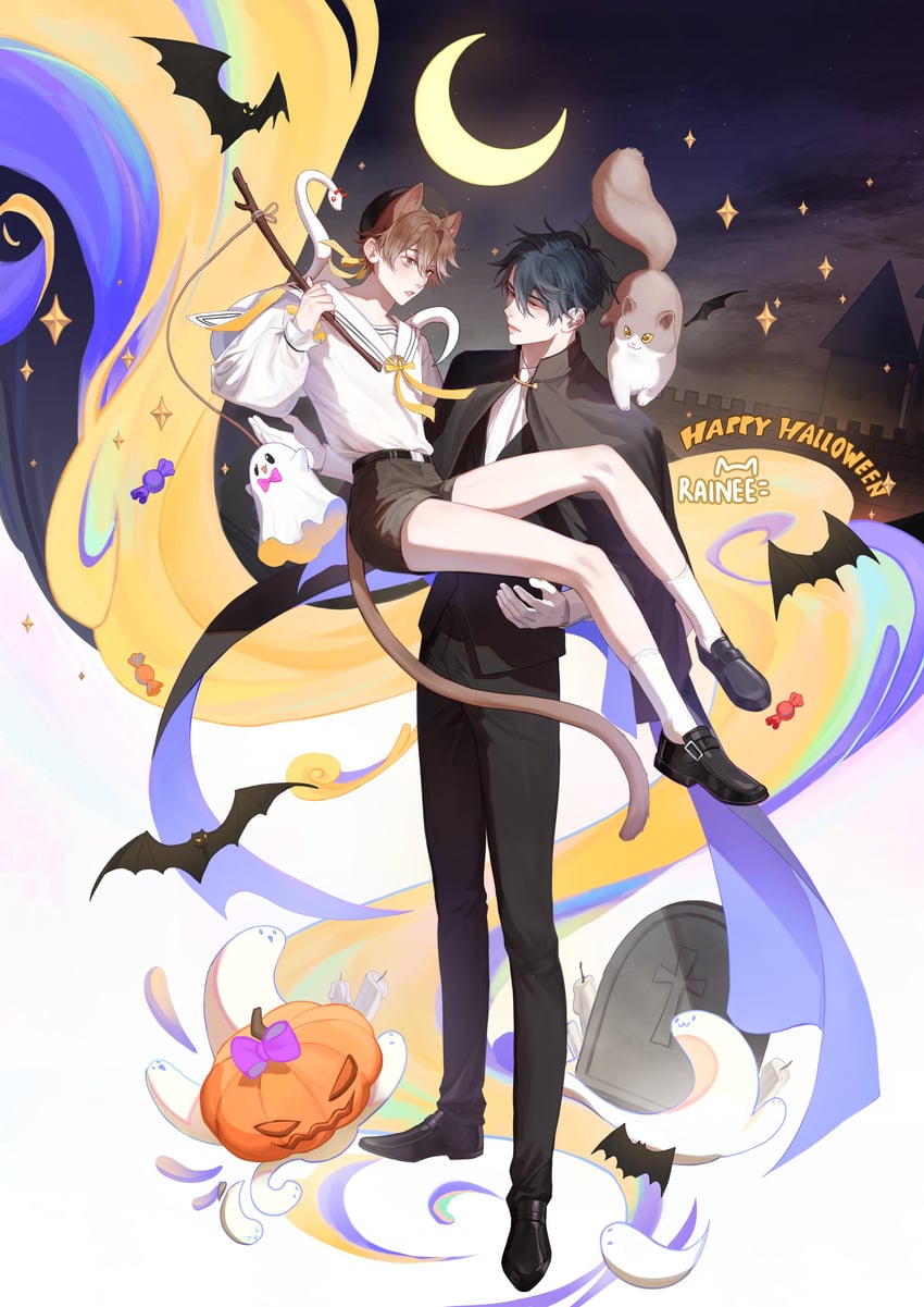 kate tran, randy andersen, tofu, and bun-kun (dentart) drawn by raineemeow