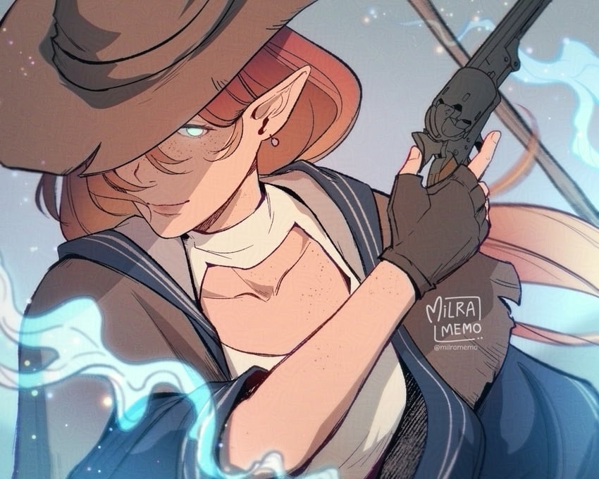 nelyne (original and 1 more) drawn by milramemo