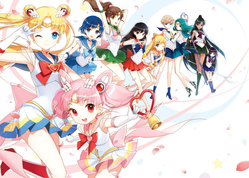 tsukino usagi, sailor moon, mizuno ami, aino minako, hino rei, and 25 more (bishoujo senshi sailor moon and 1 more) drawn by salt_(salty)
