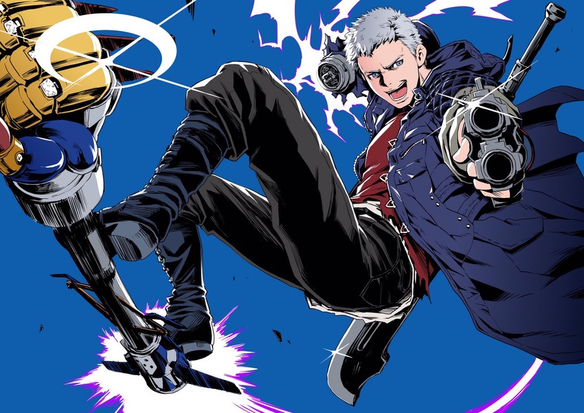 nero (devil may cry and 1 more) drawn by ume_(yume_uta_da)