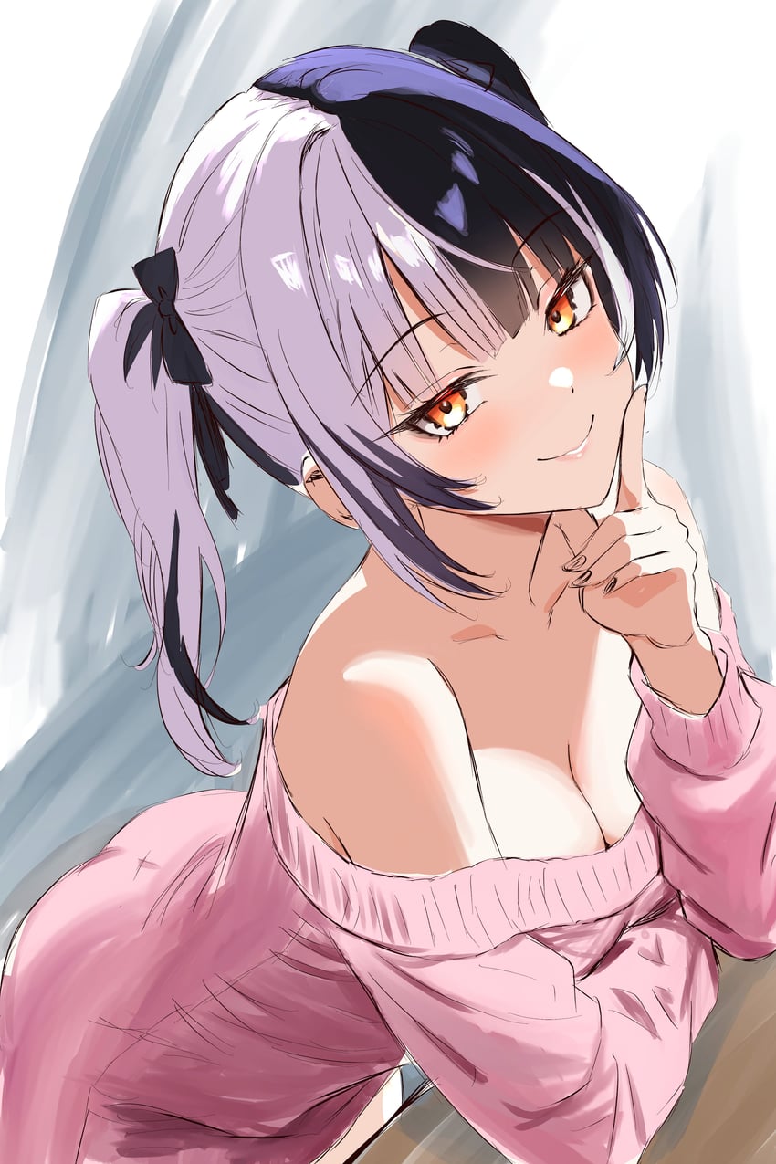 shiori novella (hololive and 1 more) drawn by akamiya_mumu