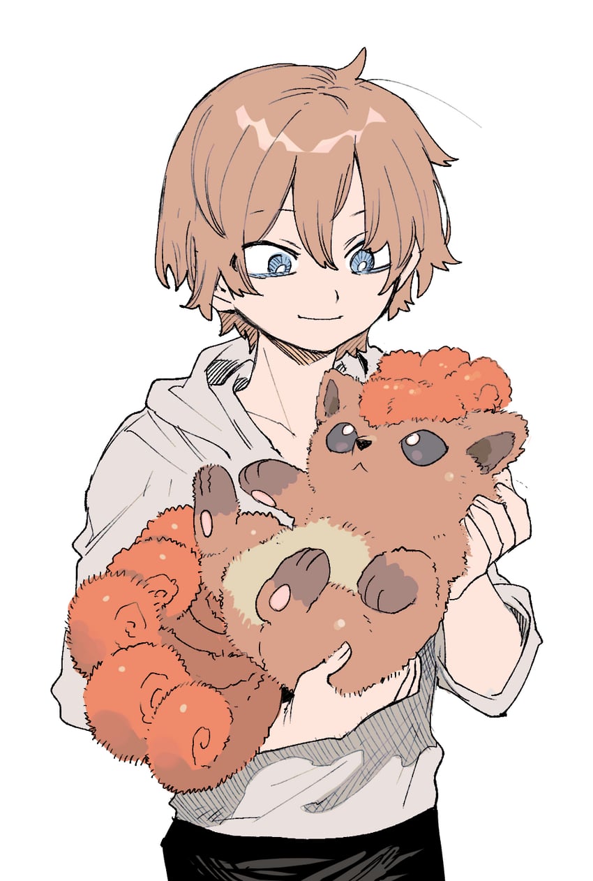 vulpix (original and 1 more) drawn by newo_(shinra-p)