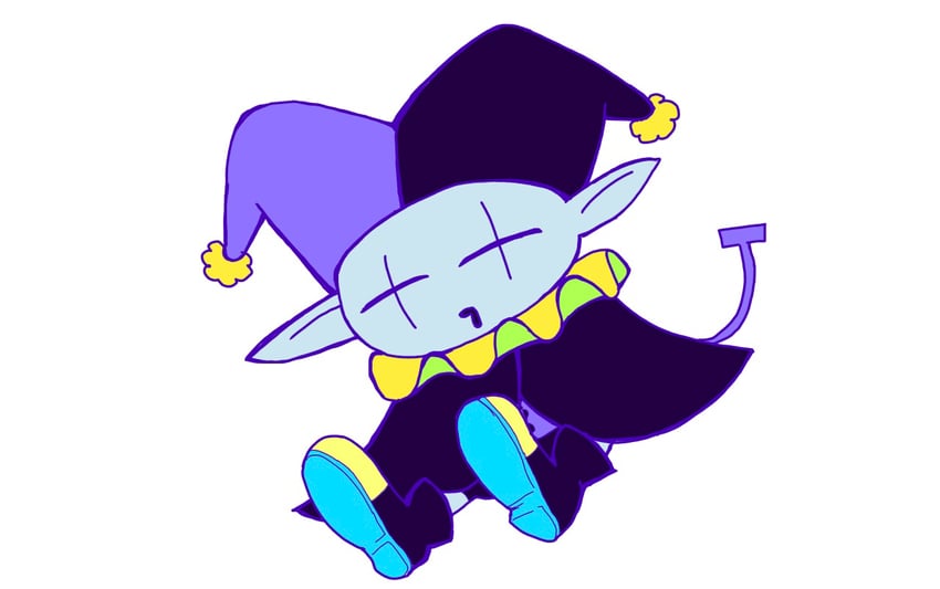 jevil (deltarune) drawn by user_rpge2728