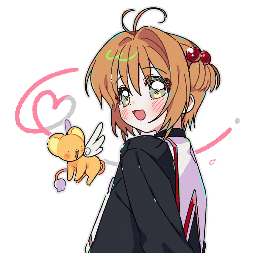 kinomoto sakura and kero (cardcaptor sakura) drawn by yalmyu