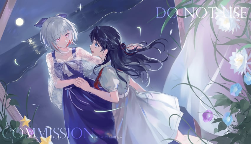 murano sayaka and yugiri tsuzuri (love live! and 1 more) drawn by changjingliu_ren_ren