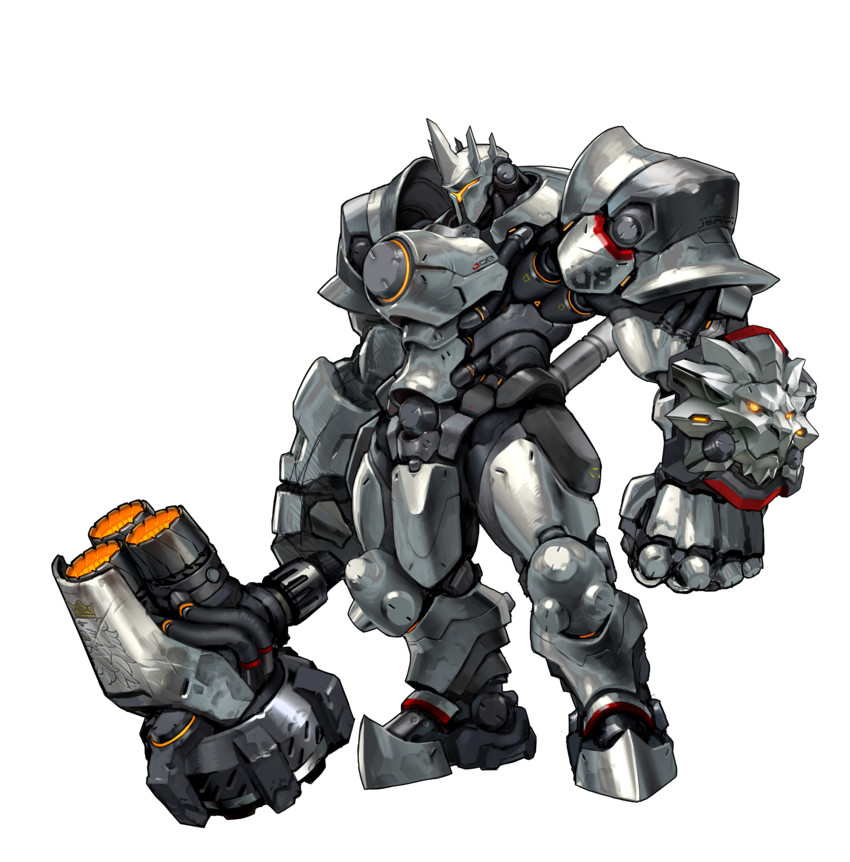 reinhardt (overwatch and 1 more) drawn by arnold_tsang