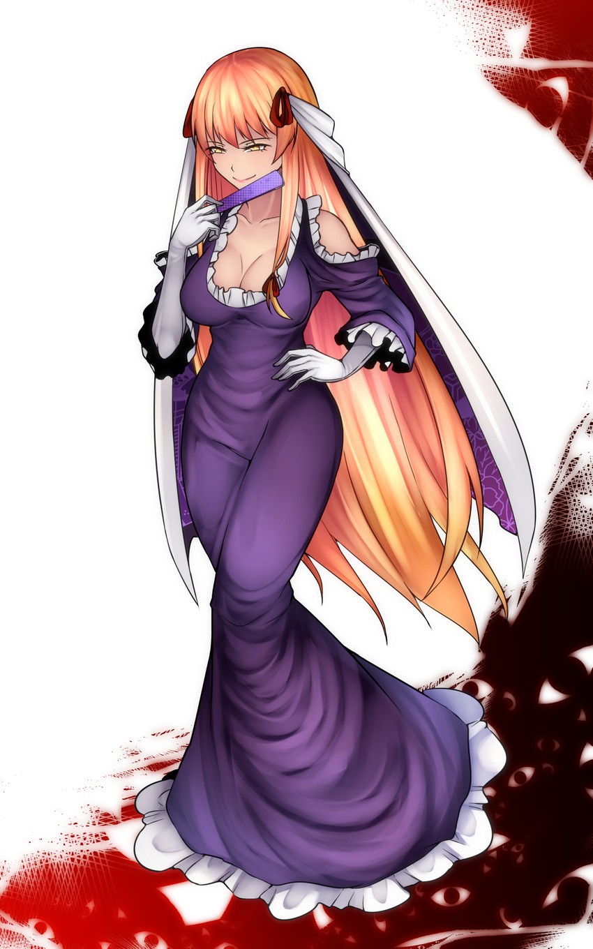 yakumo yukari (touhou) drawn by aoshima