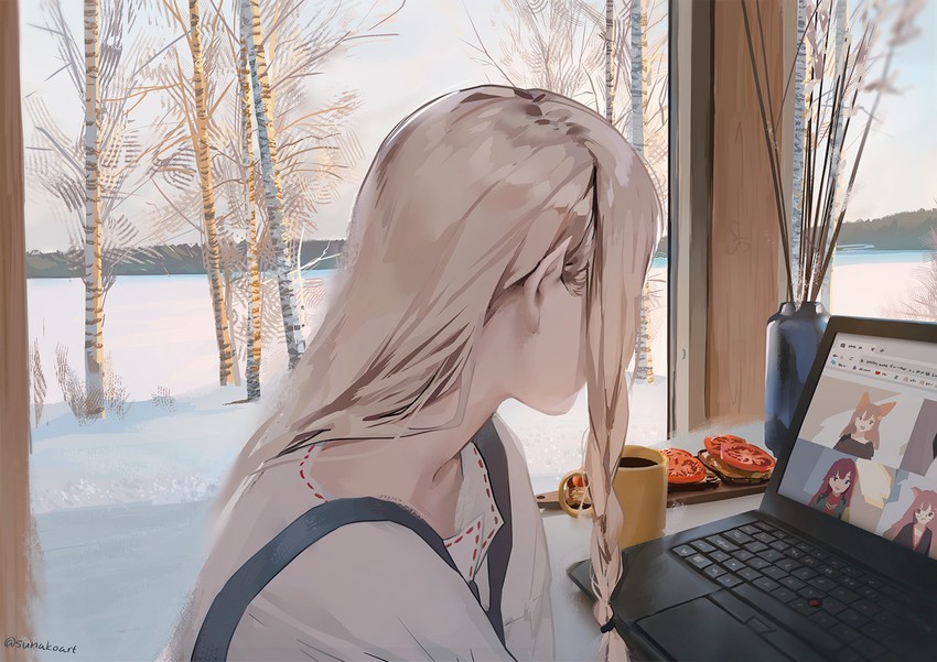 lyydia (original) drawn by sunako_(veera)