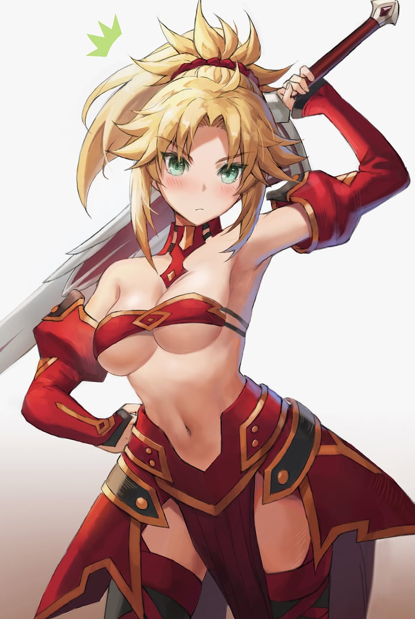 mordred (fate and 1 more) drawn by tonee