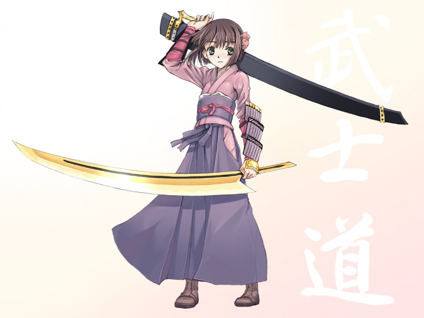 bushidou and bushidou 4 (sekaiju no meikyuu and 1 more) drawn by satou_atsuki