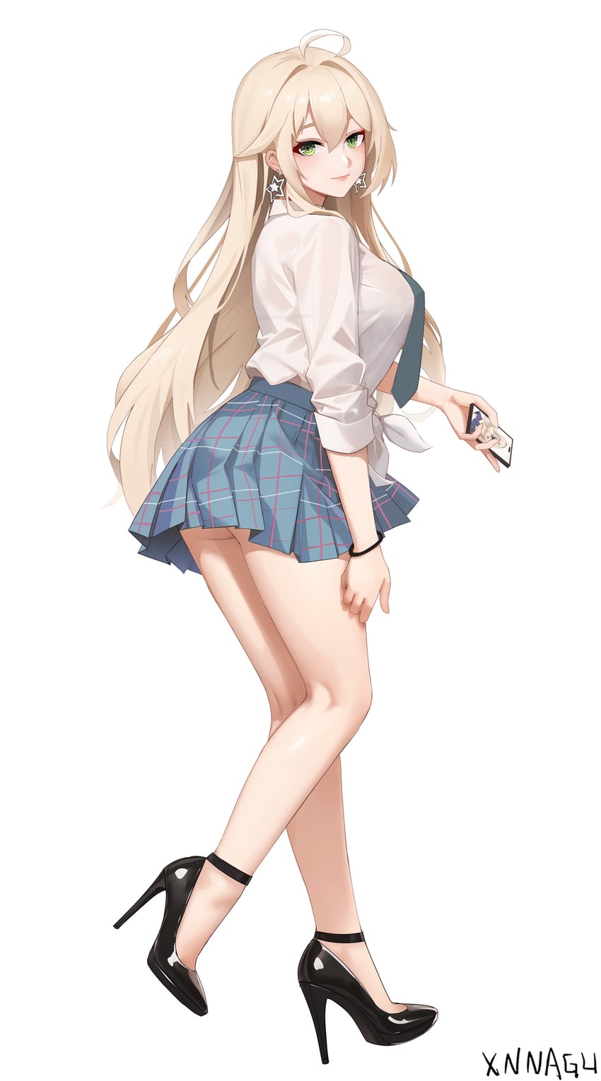 kitagawa marin and missouri (warship girls r and 1 more) drawn by xnnagu
