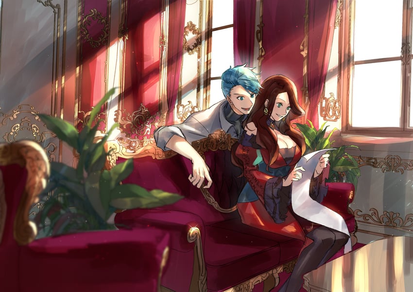 dorothea arnault and caspar von bergliez (fire emblem and 1 more) drawn by kojijima