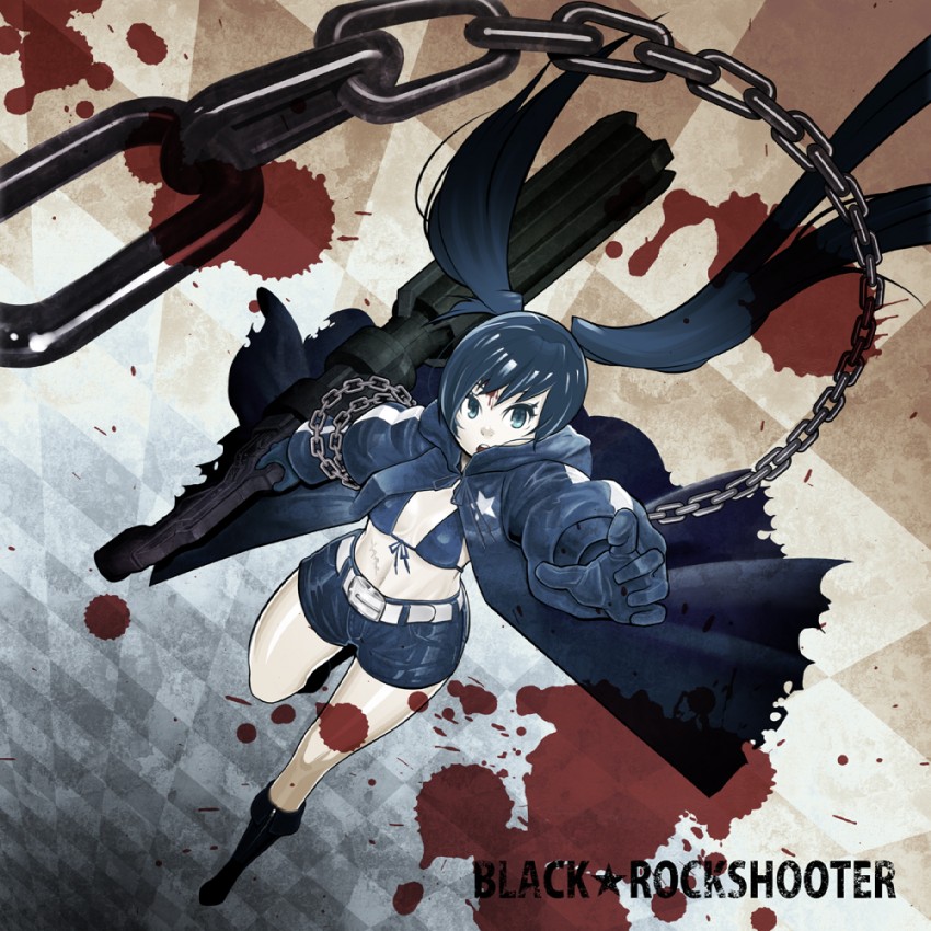black rock shooter (black rock shooter) drawn by kikukawa_norihiko