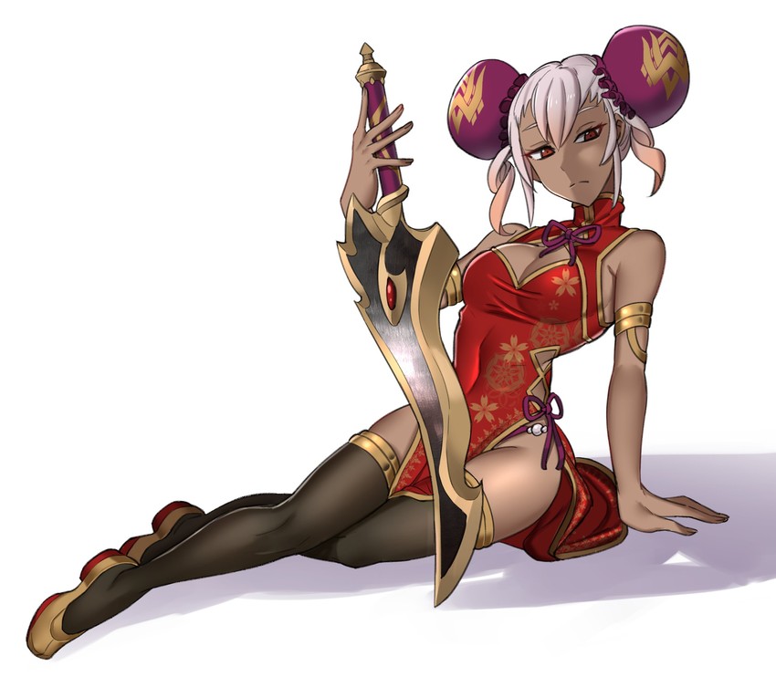 laevatein (fire emblem and 1 more) drawn by ebinku