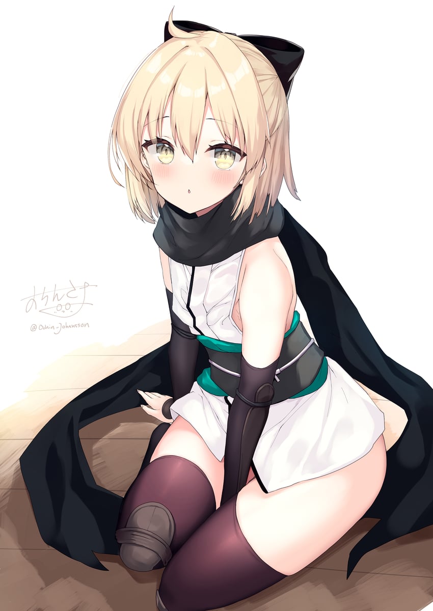 okita souji (fate and 1 more) drawn by ochinsama
