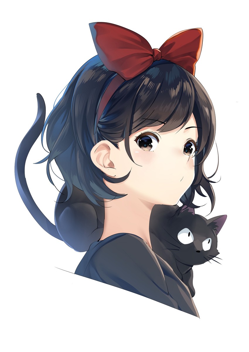 kiki and jiji (majo no takkyuubin) drawn by jun_project