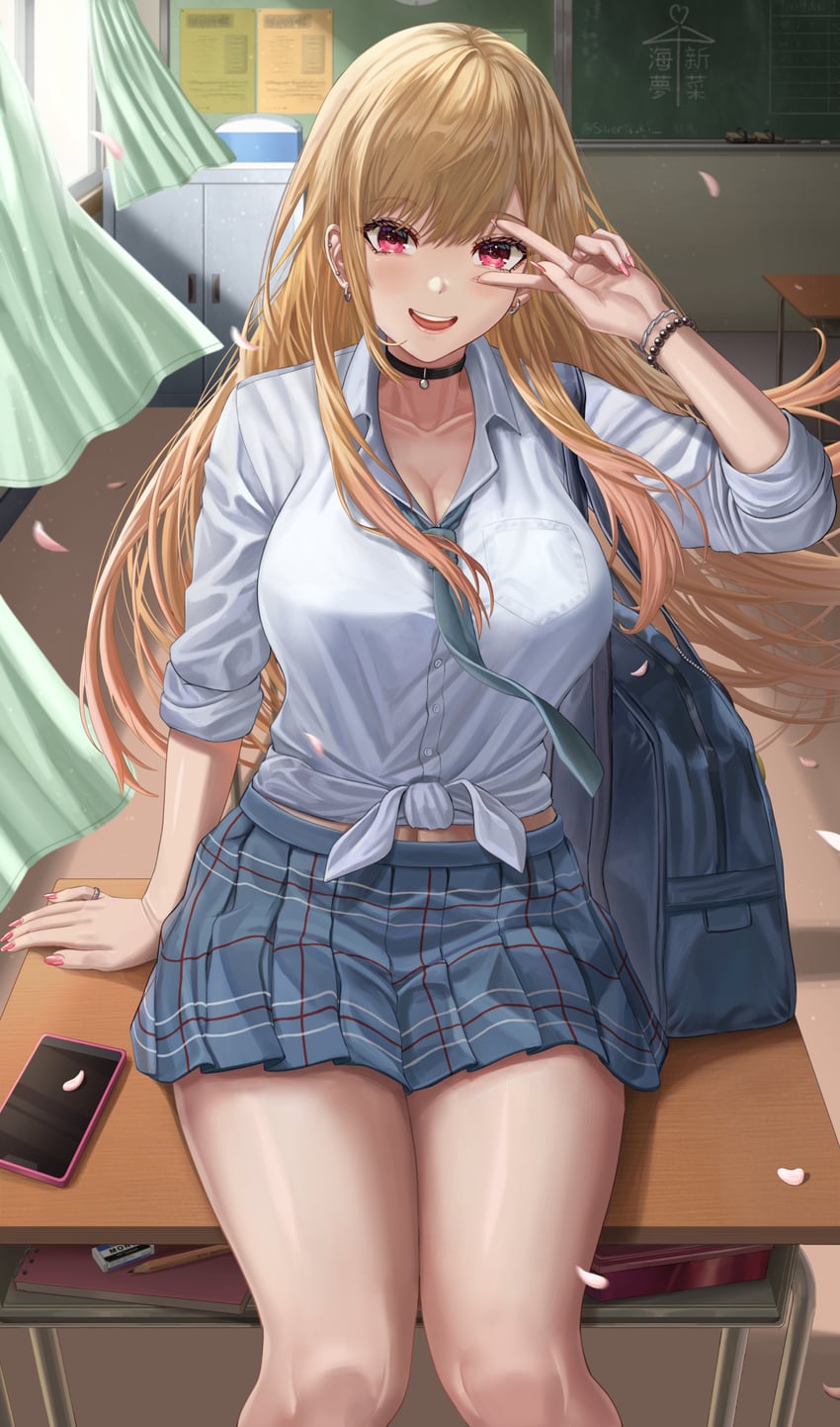 kitagawa marin (sono bisque doll wa koi wo suru) drawn by silvertsuki